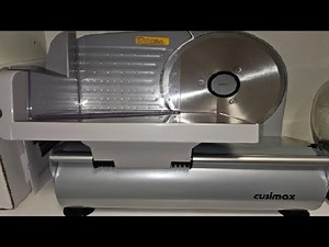 CUSIMAX Electric Meat Slicer for Home, Amazing Quality! Full Review