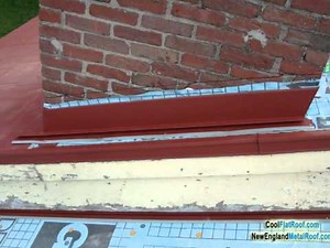 Metal Roof - Chimney Flashing