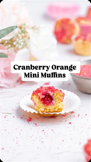 Cranberry orange buttermilk mini muffins are soft, tender, and topped with a sparkling sugar that crackles with every bite. I’ve been using @spicewalla’s cranberry orange sugar topping because it saves me time, but there are notes in the blog post and recipe for making a simple orange sugar topping from scratch! ⁠ ⁠ Mini muffin recipe is linked in my bio and on ThePracticalKitchen.com! ⁠ ⁠ https://thepracticalkitchen.com/cranberry-orange-mini-muffins/ | The Practical Kitchen