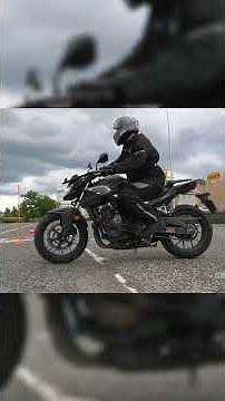 Permis moto A2 : maîtrise à allure lente / parcours lent du plateau #permismoto #permisA2 #prtoi
