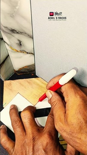 practical way to measure the angle of wood using only paper