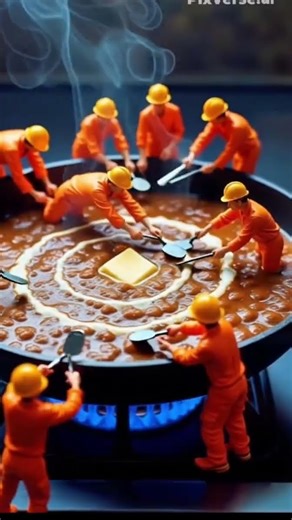 Ai workers making cake #aivideo #food #viral #aiworkers #aishorts #foryou #trending #shorts