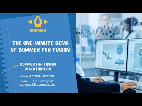 The One Minute Demo of Bommer for Fusion