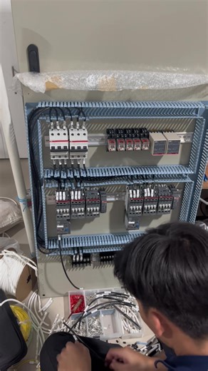 #ประกอบตู้คอนโทรลมอเตอร์ #ระบบควบคุมปั๊มน้ํา #วงจรควบคุม #ระบบควบคุมแสงสว่าง