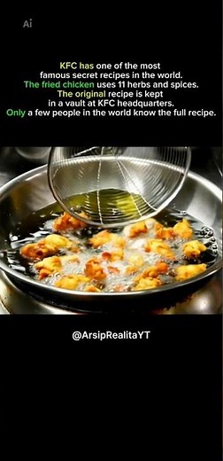 KFC’s Secret Recipe Is Locked in a Vault #didyouknow #history #story