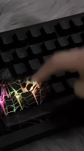 ハイグレードキーボード、パフォーマンス爆発！🕷️🖤😎☠️#viral #keyboard #zornher #trending #zh870
