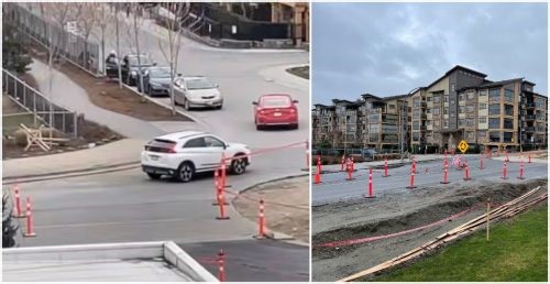 Drivers are really struggling with a new roundabout in Langley (VIDEO) | Urbanized