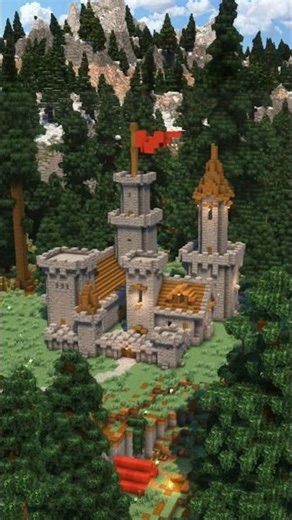 How to Build a Medieval Castle in Minecraft - Cool Minecraft Build Ideas #minecraftbuilds