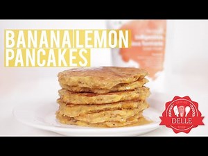 Recipe: Gluten free Java Turmeric Banana Lemon Pancakes | DELLE KITCHEN