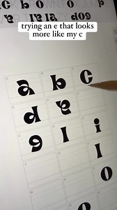 1.4M views · 1.1K reactions | What do we think??? The original e or this one? #fonts #fontmaking #handlettering #handwriting | Brigid Carey | Facebook