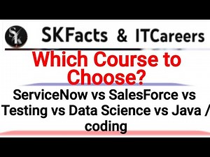 Best Course for freshers and IT job seekers ?? #servicenow #salesforce #DataScience #testing #java