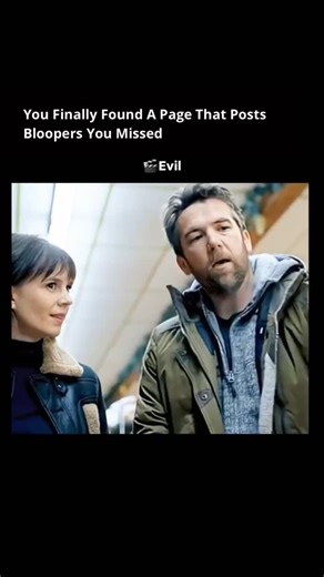 Bloopers You Missed on Instagram: "Follow @bloopersyoumissed for more behind the scenes! 🍿🎬 Evil bloopers featuring Kristen Bouchard (played by Katja Herbers) show a playful contrast to the show’s dark, unsettling tone. Many takes fall apart as intense interrogations, creepy dialogue, or sudden scares give way to laughter and missed lines. Herbers often breaks after delivering especially serious or eerie moments, while co-stars struggle to stay composed during demonic scenes that push the tens