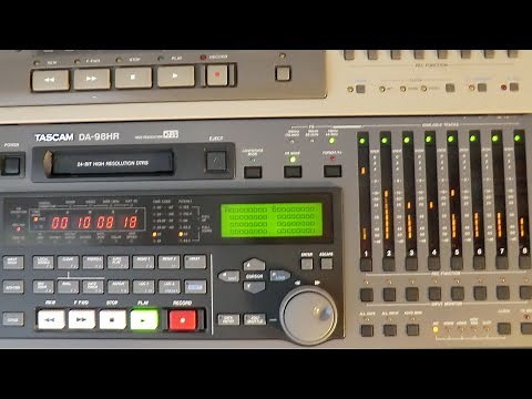 Working on DTRS machines DA-88, DA-98HR, PCM800. Professional 8 track digital audio recorders.