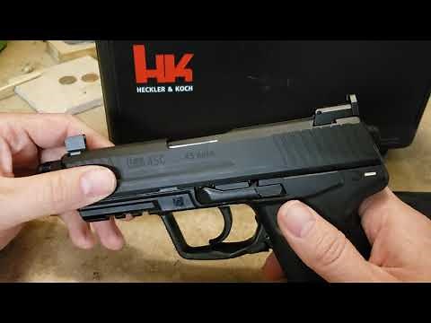 HK45CT Compact Tactical 45ACP Unboxing & Review!