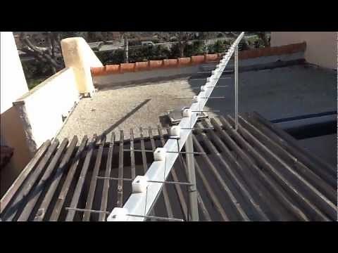 20 foot long homemade yagi TV antenna