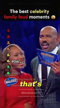 Celebrity Family Feud Moments Ever! 🌟😂 | Steve Harvey Loses It