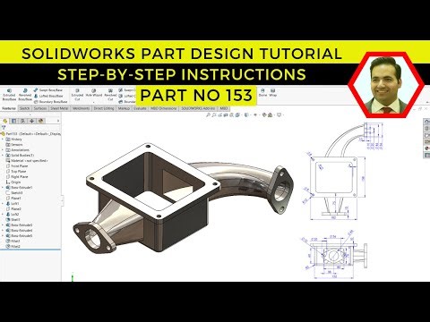 Mastering SolidWorks: Part Design Tutorial Using Extrusion and Lofted Extrusion Commands