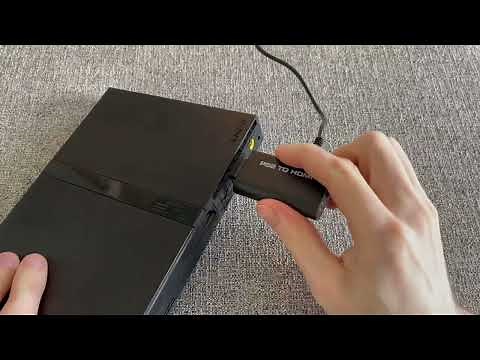 PS2 to HDMI Converter Adapter, with USB Power Cable Review, Before and after installing!! Crazy!!