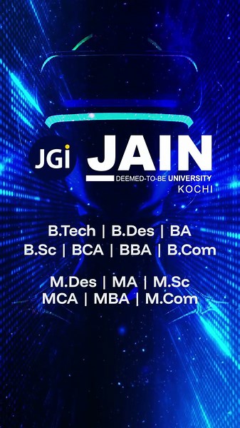 Lead the Future. Begin at JAIN University, Kochi | Your journey starts here. Apply now for JET 2026.