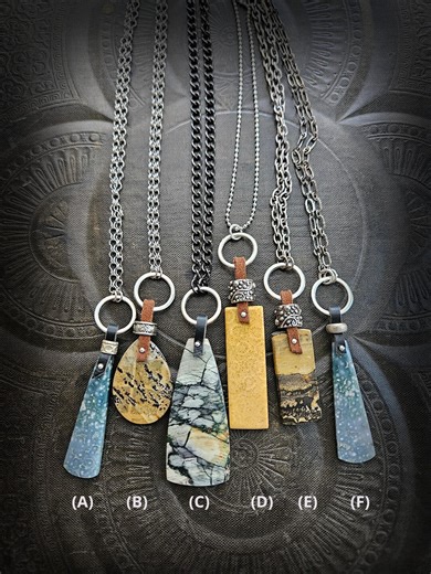 Gemstone Necklace, You Choose - Etsy