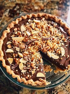 45K views · 225 reactions | Keto No-Bake German Chocolate Pie Like grandma’s pie but with a keto twist—creamy chocolate filling, coconut-pecan topping, and no baking needed. Just 5g net carbs per slice!  Recipe in first comment  | Keto & Low Carb Food Network | Facebook