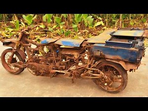 From Crashed to Reborn: Full Restoration of an Old Cargo Tricycle // Epic Cargo Trike Restoration