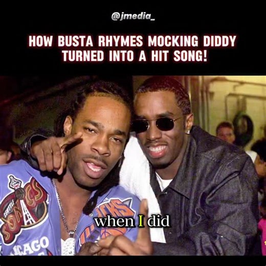 Jamila Mustafa on Instagram: "Watch how Diddy helped Busta Rhymes curate his signature whisper rap on his Grammy nominated single."