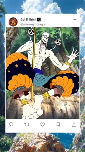 Enel is🥶💙 truly god of skypiea#onepiece #anime #animeedit