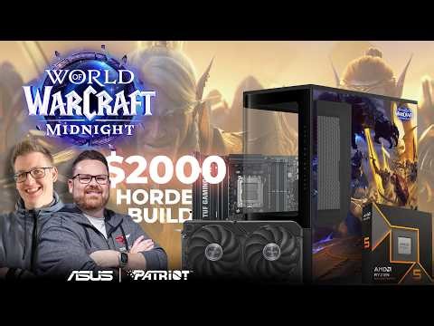 Building a Custom World of Warcraft Horde Gaming PC (Ryzen 5 9600x / RX 9060XT)