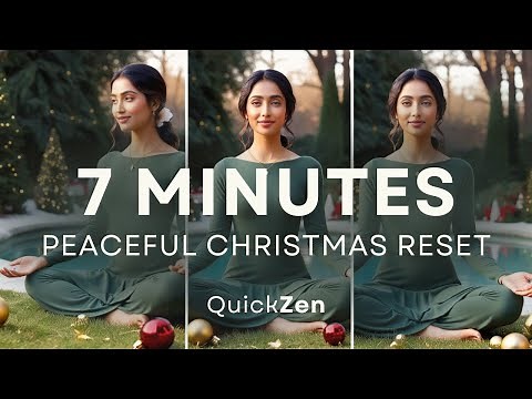 7 Minutes Christmas Meditation for Positive Energy and Holiday Calm 🎄✨ | Stress Reset and Relax