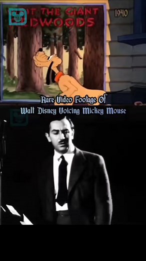 Rare footage of Walt Disney voicing Mickey Mouse #waltdisney #mickeymouse #fyp #wdw #rare #fypage