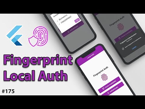 Flutter Tutorial - Fingerprint & Touch ID - Local Auth