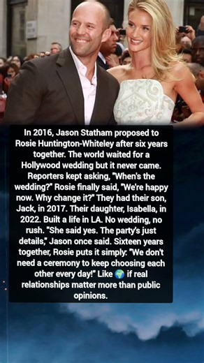 Jason Statham & Rosie Huntington-Whiteley’s 16-Year Love Story Without Marriage ❤️
