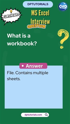 Excel Definition Every Professional Should Know #workbook #excelbasics