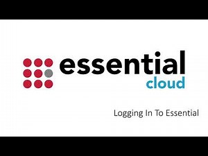 Logging In to Essential