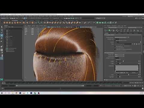 32. Fixing micro errors in our Xgen groom and preparing for Modifiers