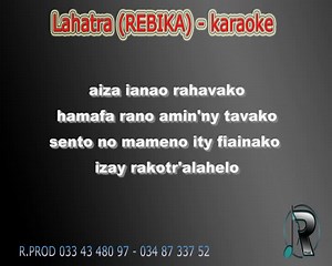 5.7K views · 165 reactions | EXTRAIT - Lahatra (REBIKA) - karaoke | Karaoke na instrumental gasy | Facebook