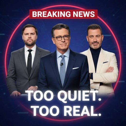 Stephen Colbert just delivered the knockout blow in the ultimate late-night takedown of JD Vance! 💬 Full story: https://us.topbrand.live/13343/ “Say it again.” — laughs died instantly. Kimmel grinned, but Colbert leaned in and unloaded: vanishing memos, missing call logs, late-night panic emails straight from Mar-a-Lago chaos. Sources say Vance was watching live… and completely lost it — yelling, pacing, demanding it stop for nearly an hour. This wasn’t just roasting. It was surgical. 🔥🫣 Step