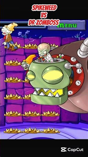 *SPIKEWEED VS DR ZOMBOSS*#shorts #short #pvz #youtubeshorts #shortvideo #pvzfusion #gaming #games