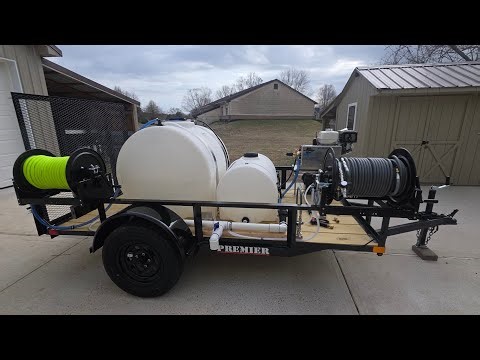 5x10 Pressure Washing Trailer ready to go!