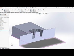 How to add or subtract a part body one to another in solidworks| Subtract body #3dcad #3ddesign