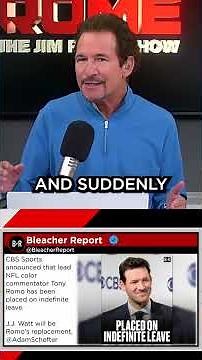 CBS Places Tony Romo On Leave Following Arrest | The Jim Rome Show