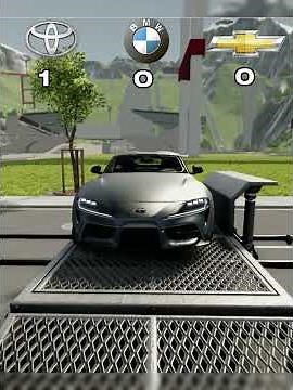 BMW vs SUPRA vs EQUINOX Which car is more powerful? #bmw #supra #chevrolet #beamngdrive