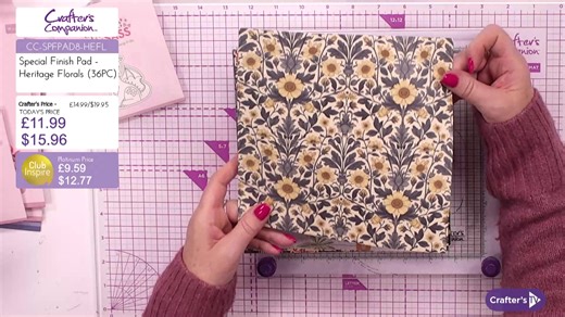 Debbie Fisher is so excited to join in today's Master Class fun, and has some great demonstrations lined up for you with our Textured Paper Pad. Tune in live from 5pm UK 🇬🇧 / 12pm ET 🇺🇸 for all the creative ideas, inspiration and crafty chat! 🛍️ Shop for the products on the show here: 🇬🇧 🇺🇸 & 🇪🇺: https://ow.ly/NAyw50XomVO Make sure you join our communities to chat, share makes, and be inspired by other crafters & artists! 👉 I’m a Crafter’s Companion: http://bit.ly/ImACC #Crafterscomp