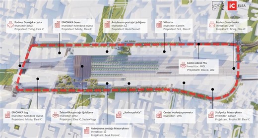 LJUBLJANA | Potniški center Ljubljana, Emonika (104 m...