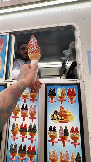I usually wait for a nice warm summer day for that first ice cream of the year but the way this winter raw dogged us I needed it #wlw #masc #nyc #sweettreat