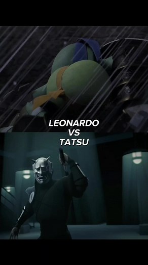Epic TMNT Battle: Leonardo vs Tatsu Fight