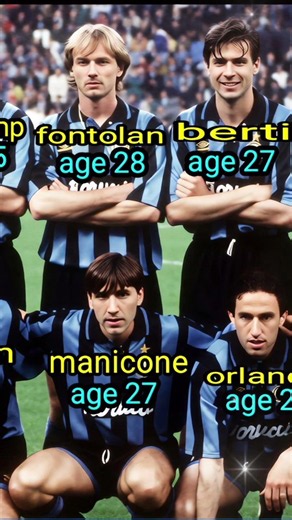 inter de milan squad UEFA Cup Champion 1994 #interdemilán #football #squad #shorts #viral