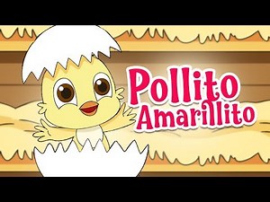 Mi Pollito Amarillito | Canciones infantiles de la granja | Vídeos infantiles dela granja