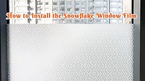 Watch How To Install Snowflake Window Film on Amazon Live